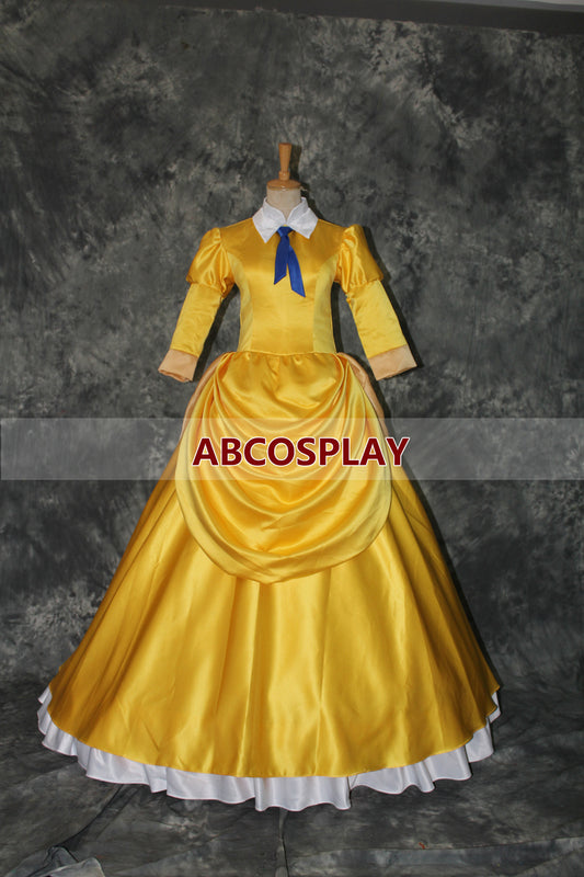 Tarzan Jane Porter Satin Dress Cosplay Costumes