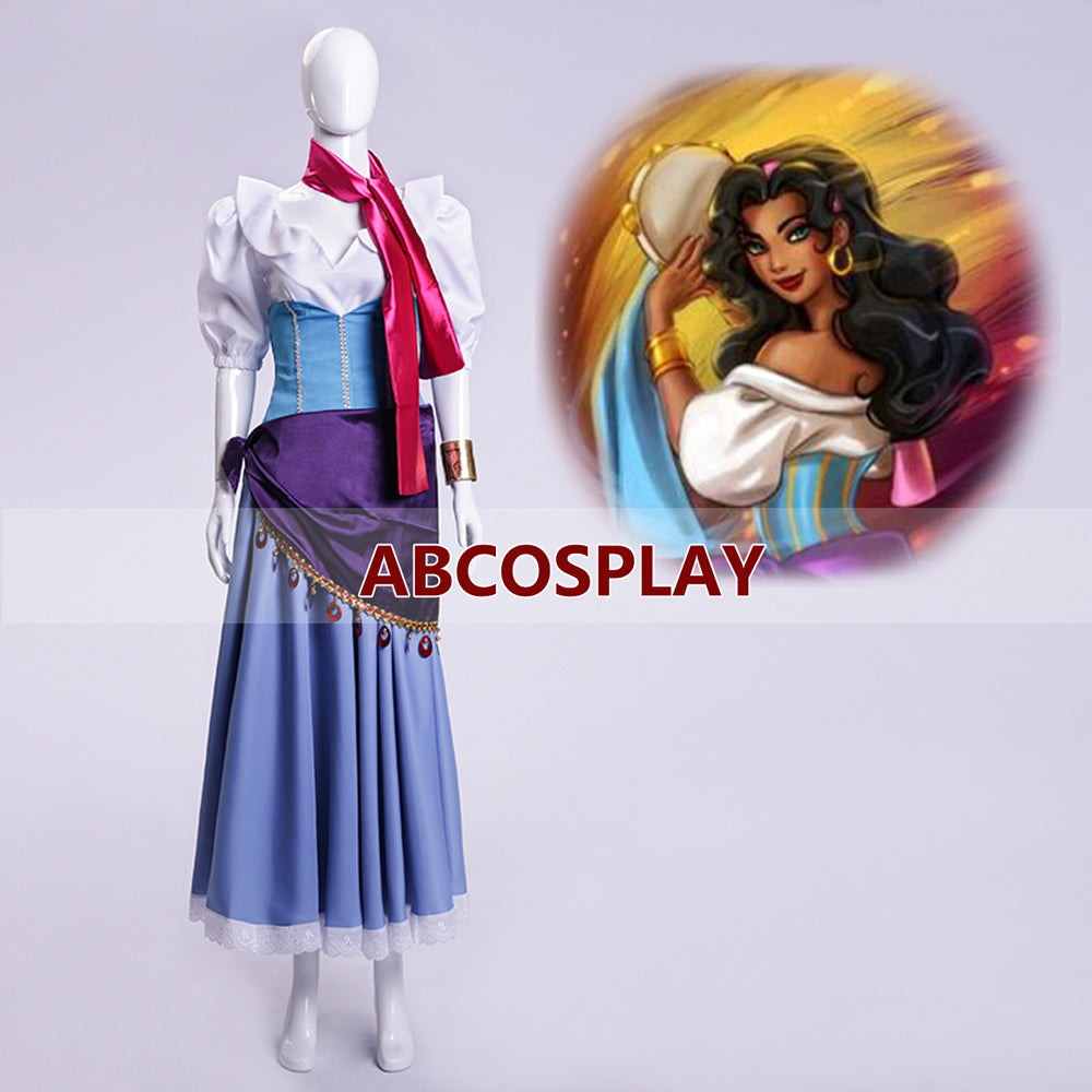The Hunchback Of Notre Esmeralda Princess Dress Cosplay Costume