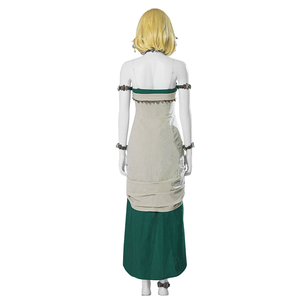 The Legend of Zelda Tears of the Kingdom Hyrule Princess Zelda Cosplay Costume Free Shipping