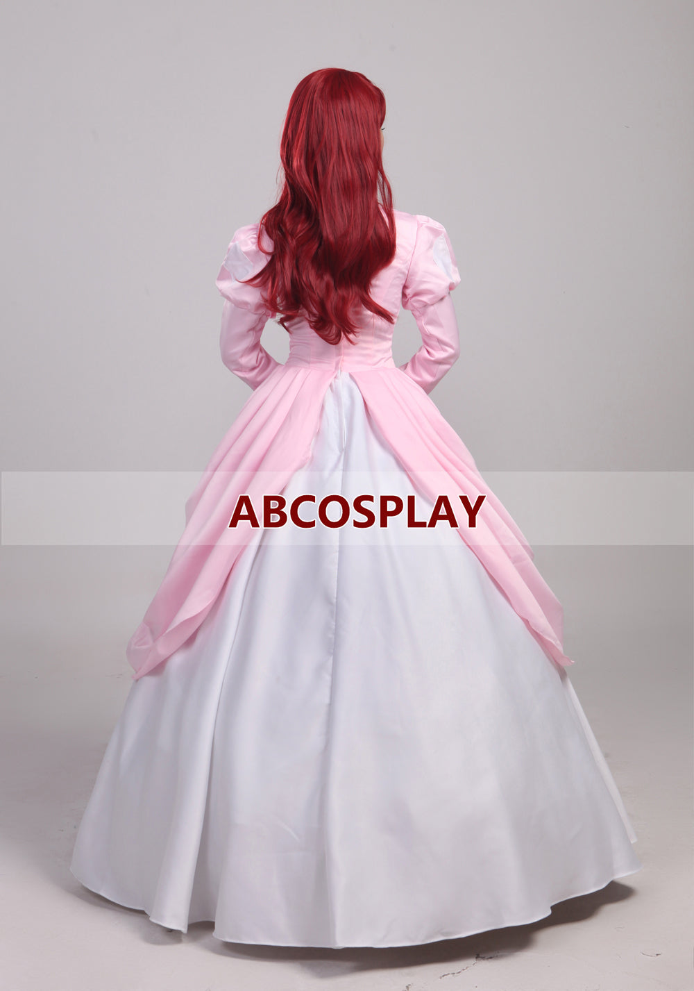 The Little Mermaid Ariel Princess Dress Pink Cosplay Costume