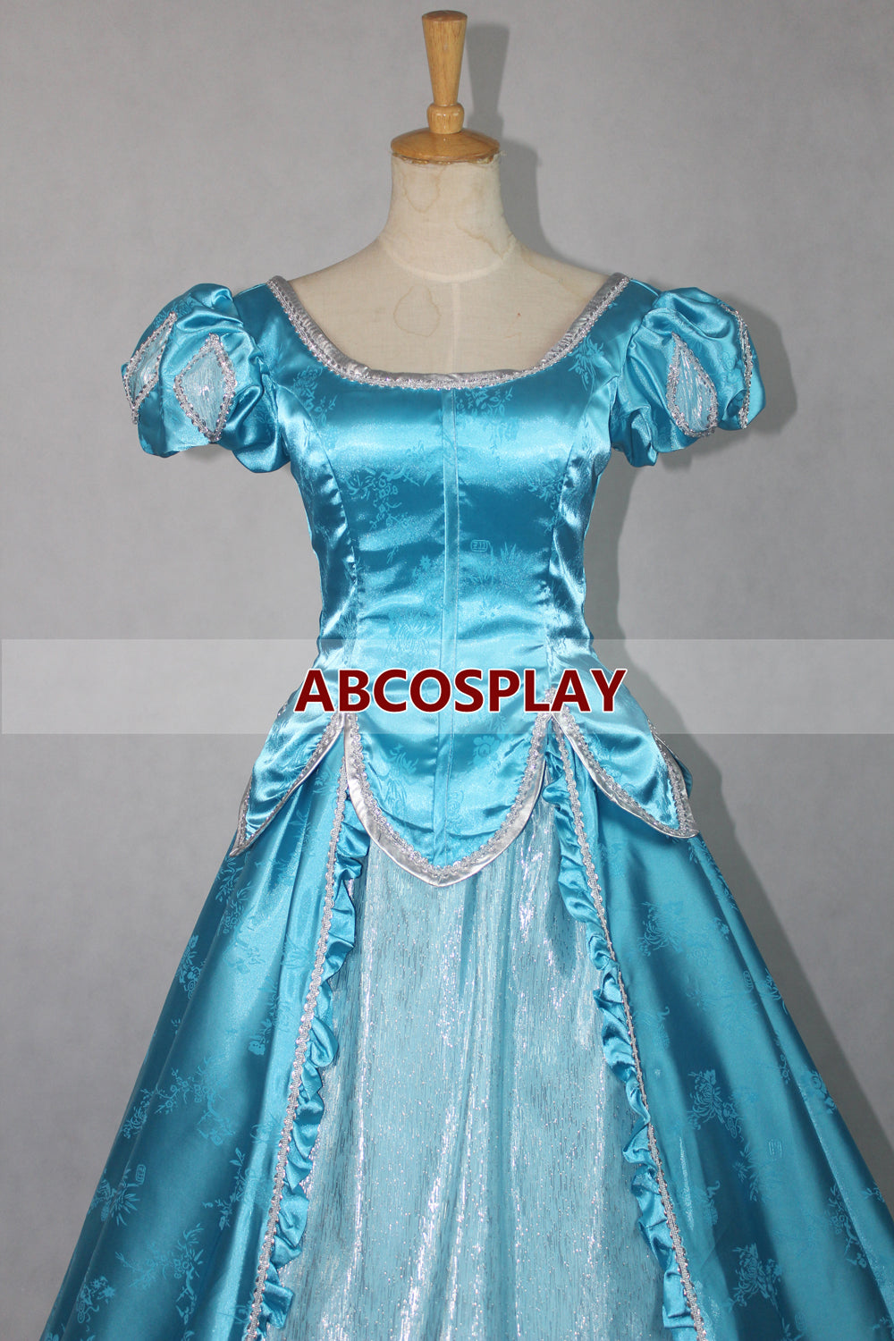 The Little Mermaid Ariel Princess Dress Satin Cosplay Costume