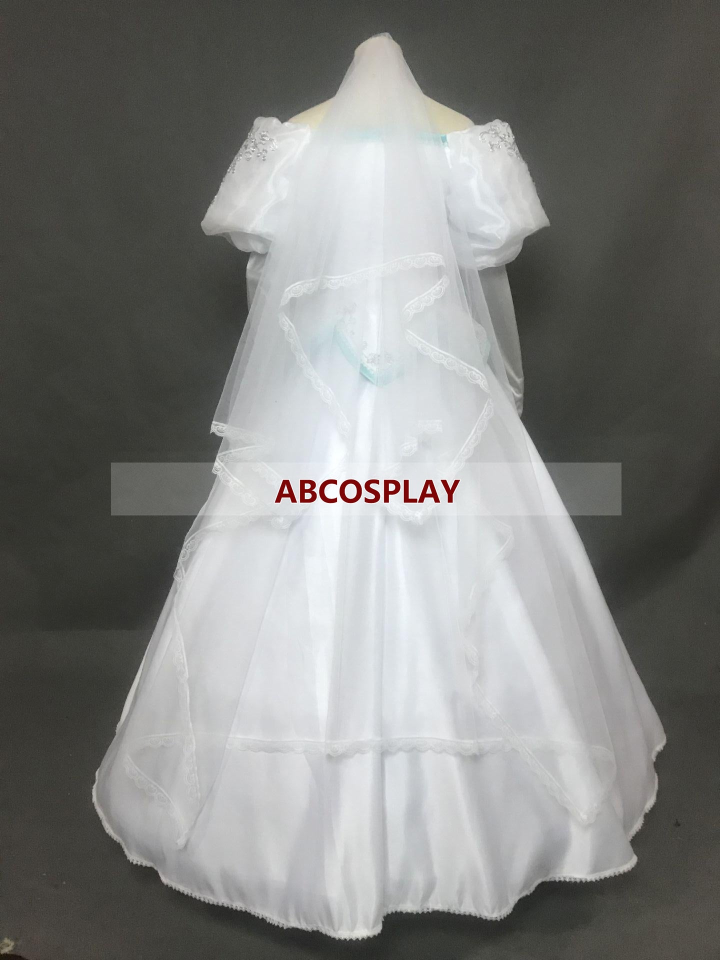 The Little Mermaid Ariel Princess Dress White Cosplay Costume