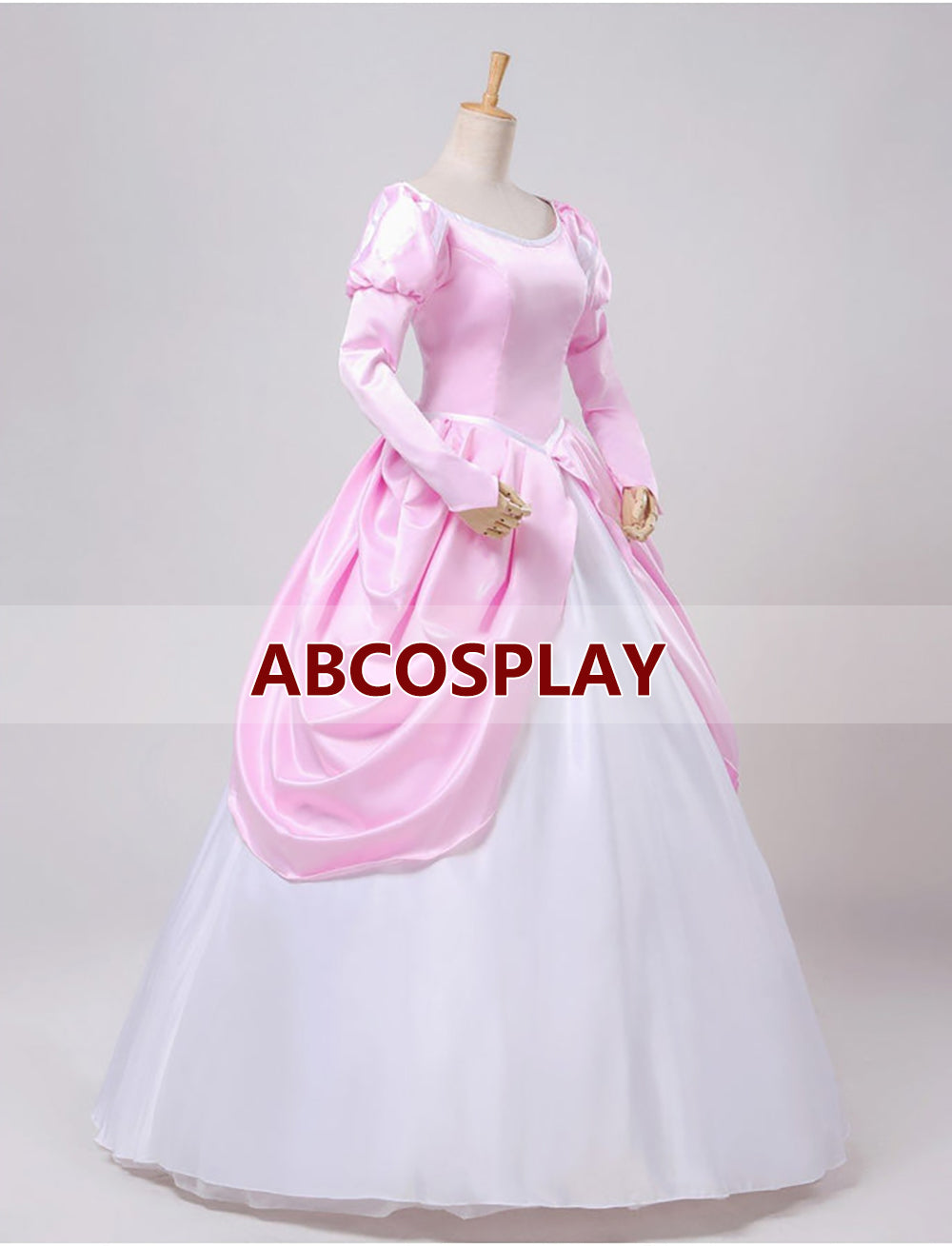 The Little Mermaid Pink Princess Ariel Dress Cosplay Costume