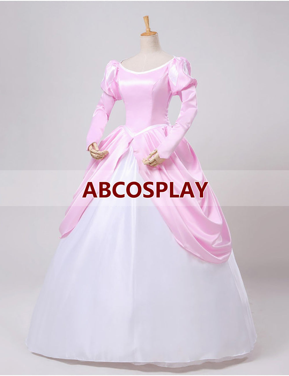 The Little Mermaid Pink Princess Ariel Dress Cosplay Costume