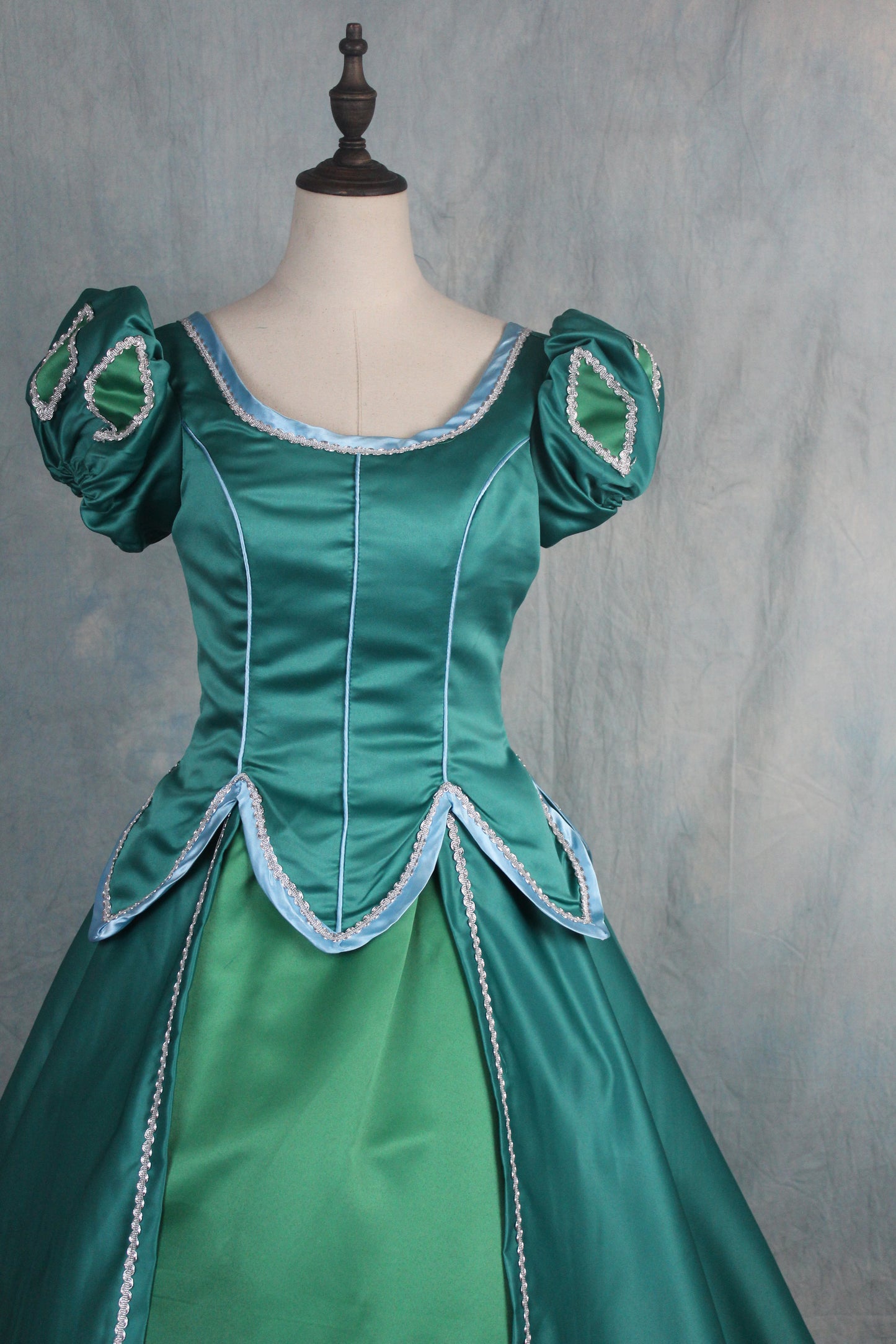 The little Mermaid Princess Ariel Dress Green Cosplay Costumes