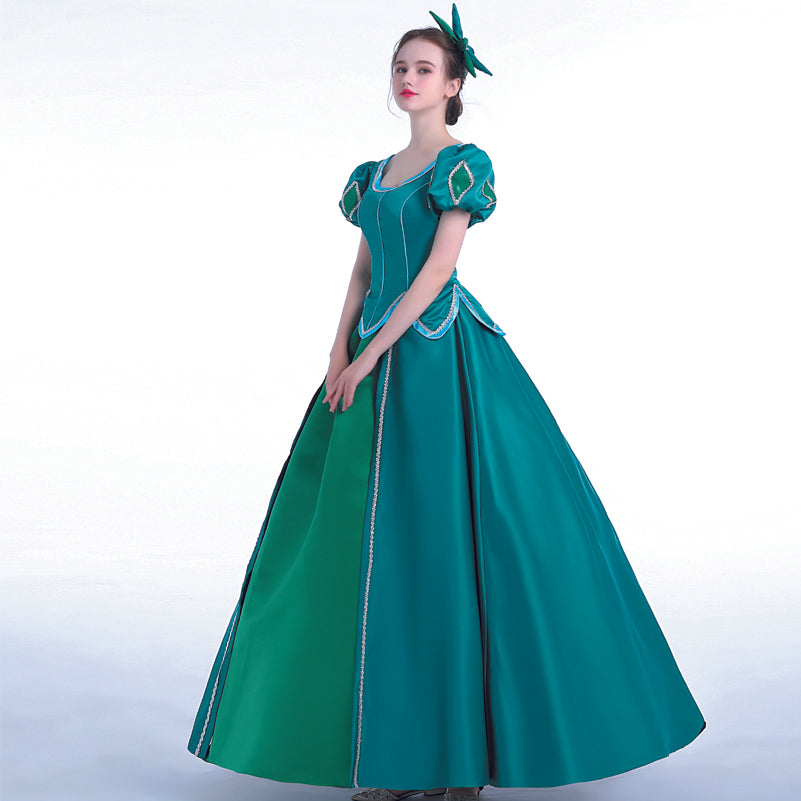 The little Mermaid Princess Ariel Dress Green Cosplay Costumes