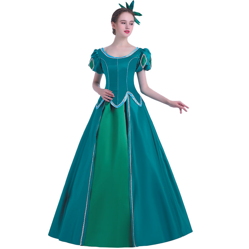 The little Mermaid Princess Ariel Dress Green Cosplay Costumes