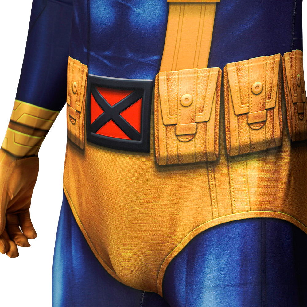 X-Men Cyclops Scott Summers Cosplay Costumes Free Shipping