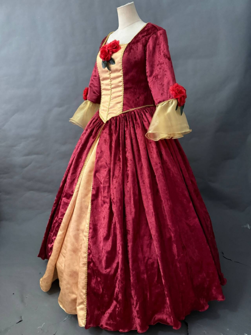 Beauty and The Beast Princess Belle Dress Cosplay Costume