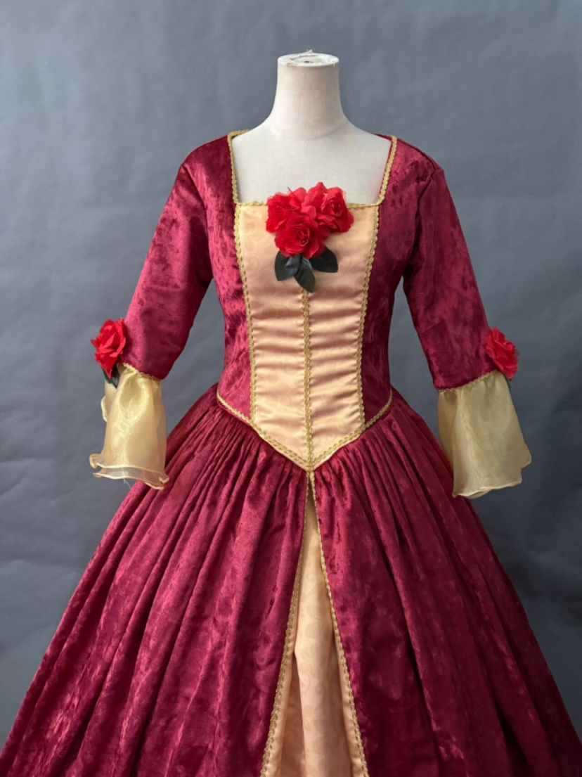 Beauty and The Beast Princess Belle Dress Cosplay Costume