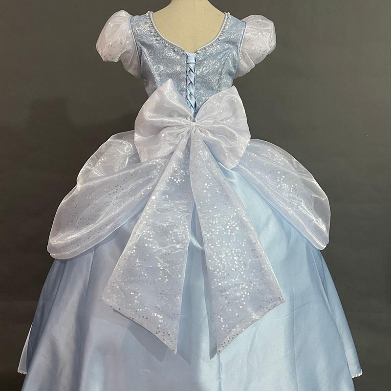 New Princess Disney Cinderella Dress Cosplay Costume