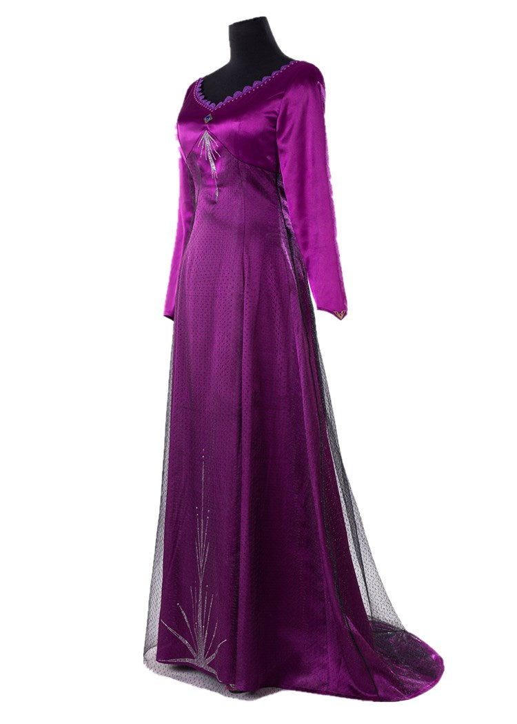 Frozen Elsa Dress Purple Elsa Cosplay Costume