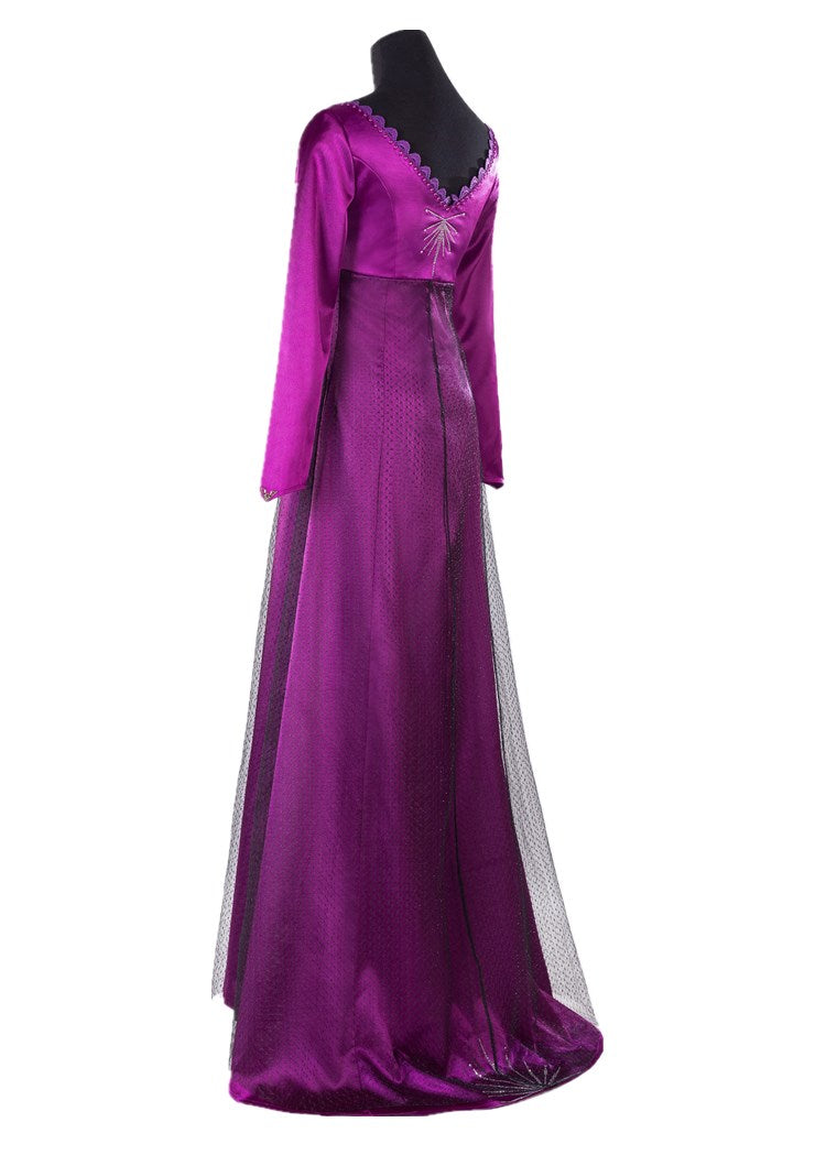 Frozen Elsa Dress Purple Elsa Cosplay Costume