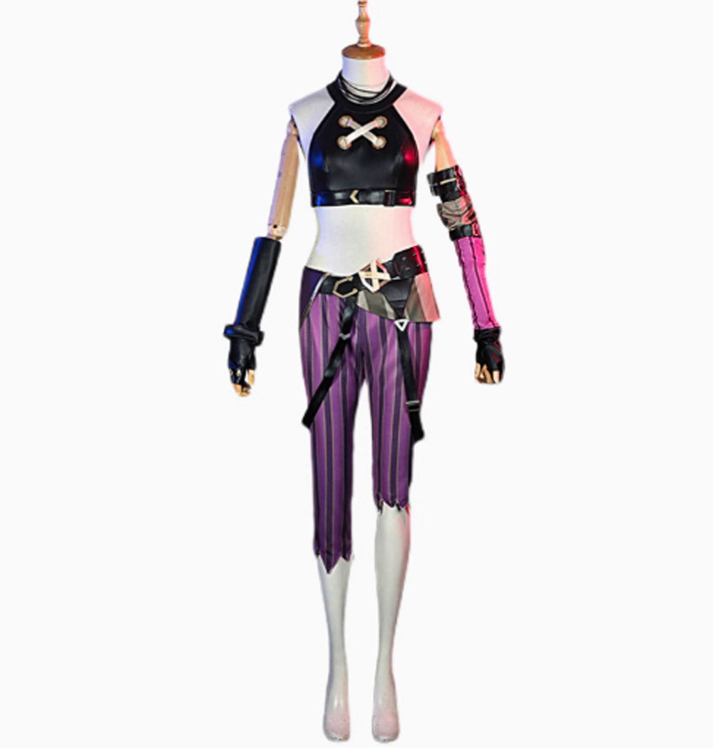 Arcane Jinx Cosplay Costume Set Free Shipping