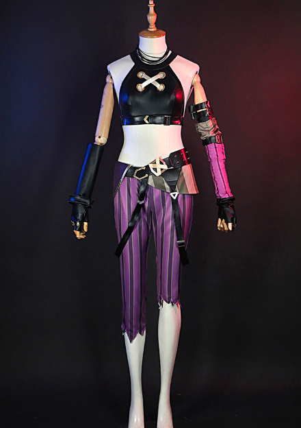 Arcane Jinx Cosplay Costume Set Free Shipping