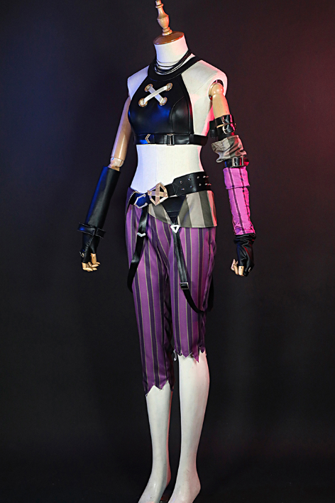 Arcane Jinx Cosplay Costume Set Free Shipping