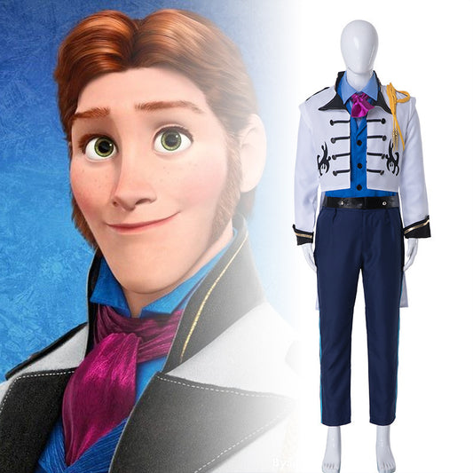 Frozen Prince Hans Cosplay Costume Outfit