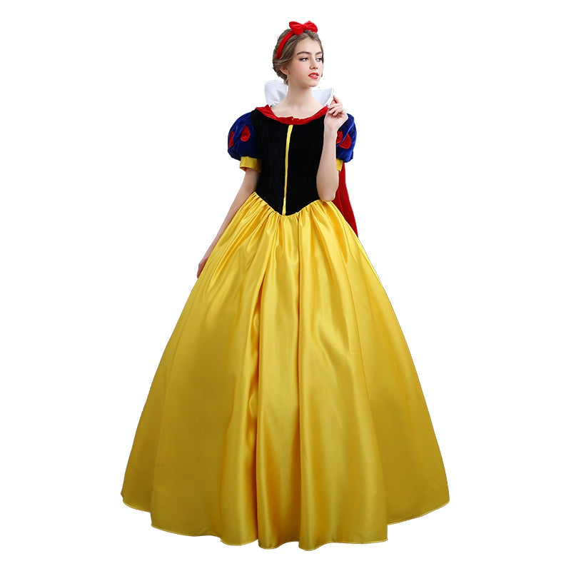 New Princess Snow White Dress Cosplay Costume Woman