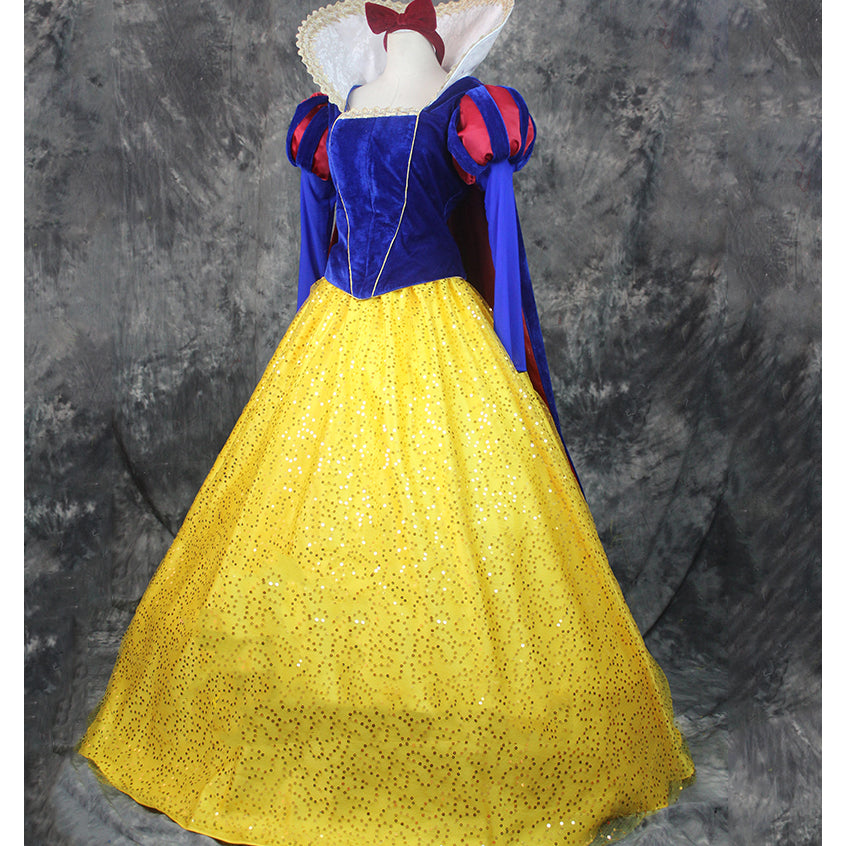 Princess Snow White Dress Woman Girls Newly