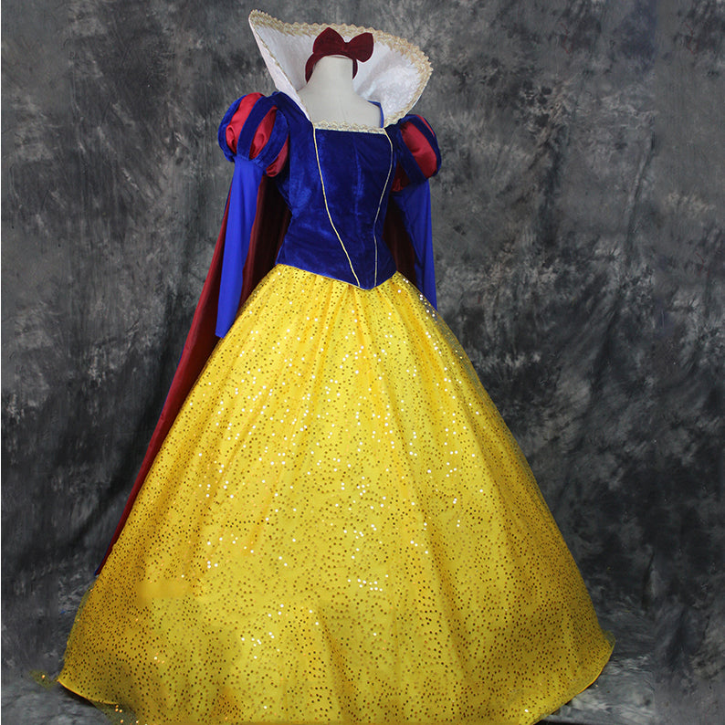 Princess Snow White Dress Woman Girls Newly