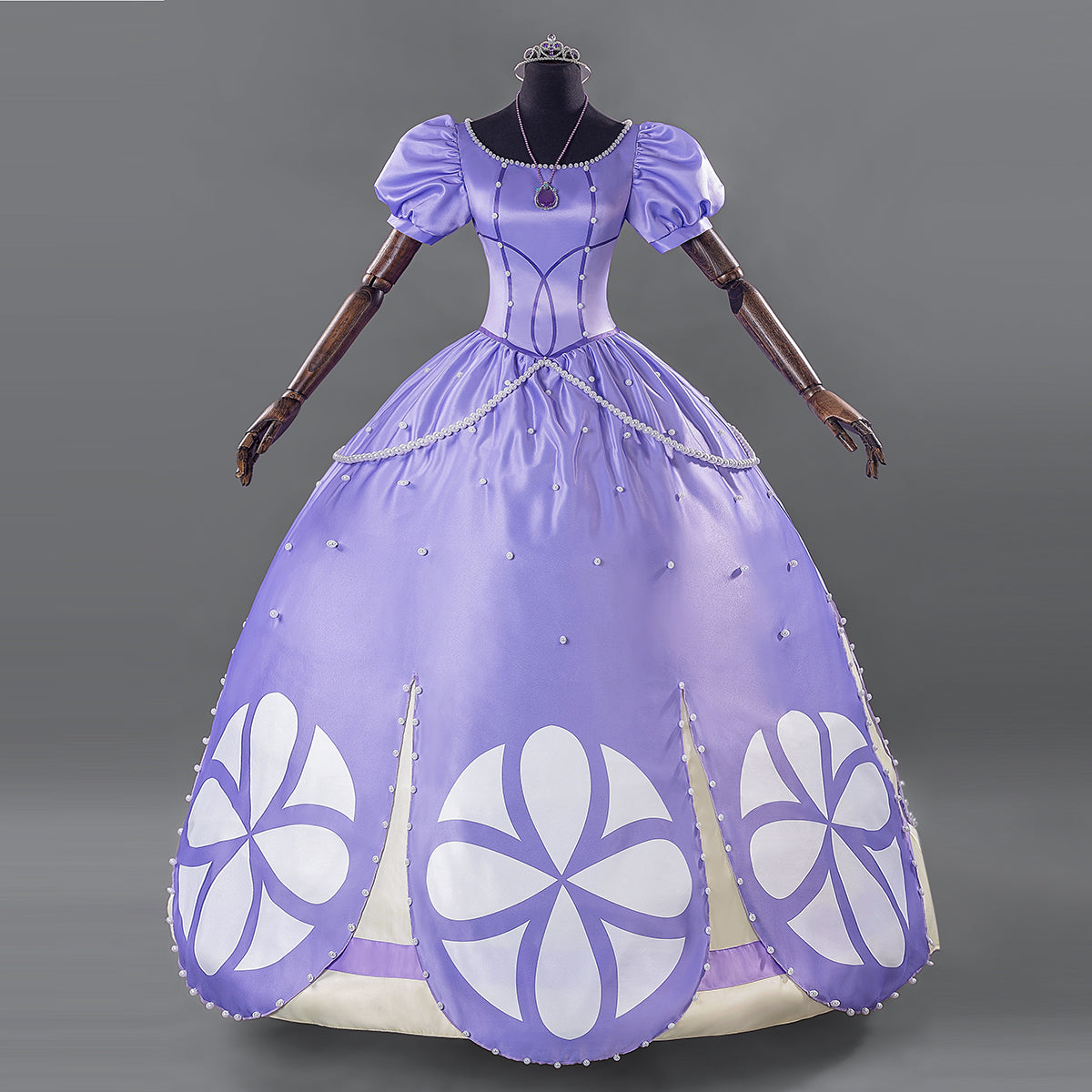 Woman Sofia The First Princess Dress Cosplay Costumes