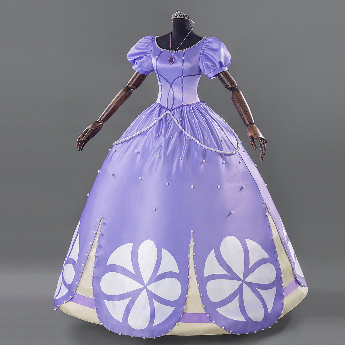 Woman Sofia The First Princess Dress Cosplay Costumes